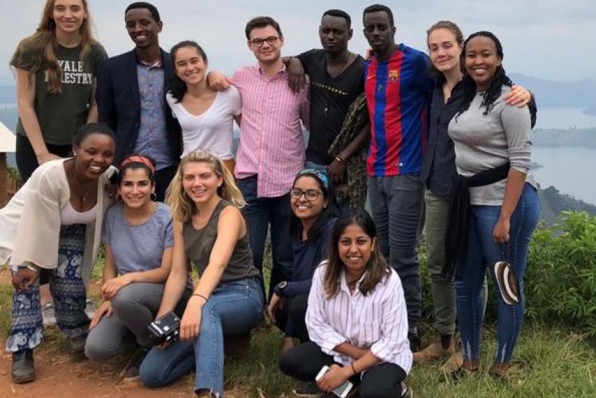 The 2018 UGHE intern cohort in Rwanda