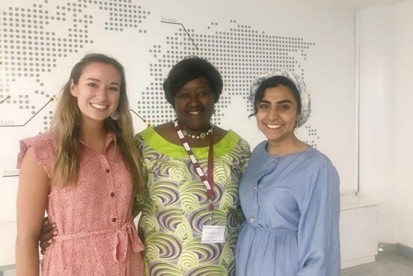 CGH Scholars with their mentor, Dr. Agnes Binagwaho, VC of the University for Global Health Equity