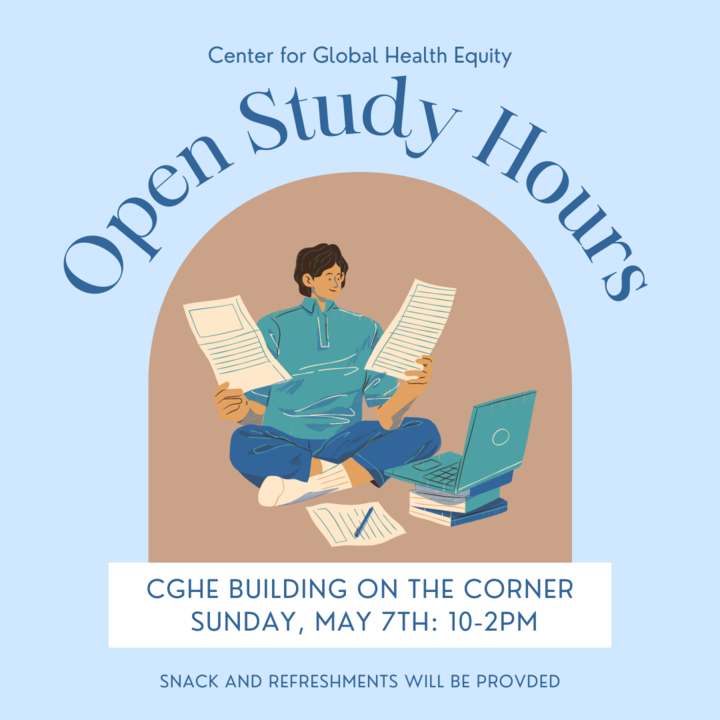 CGHE Open Study Hours Graphic